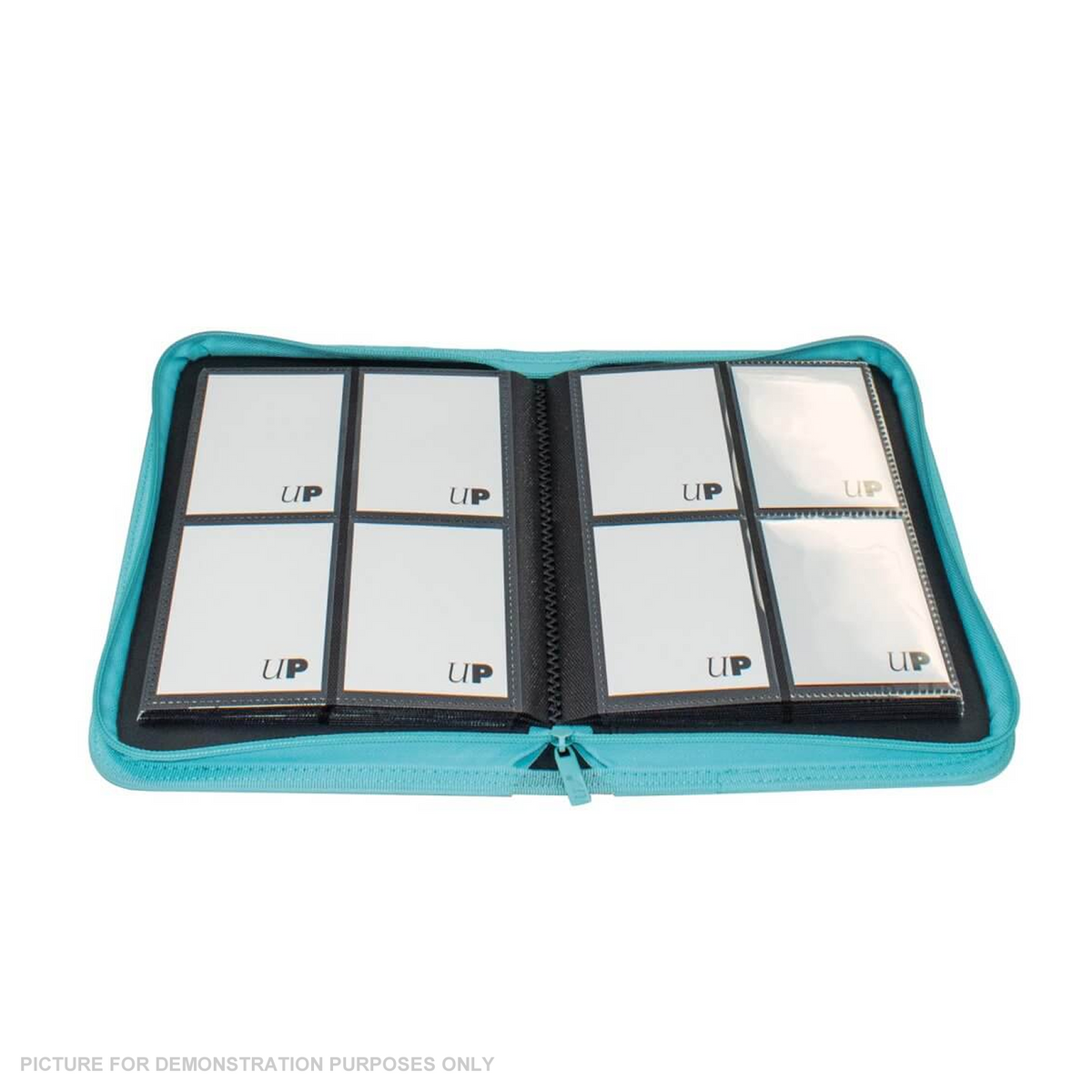 ULTRA PRO Binder - Vivid 4-Pocket Zippered Pro-Binder - LIGHT BLUE