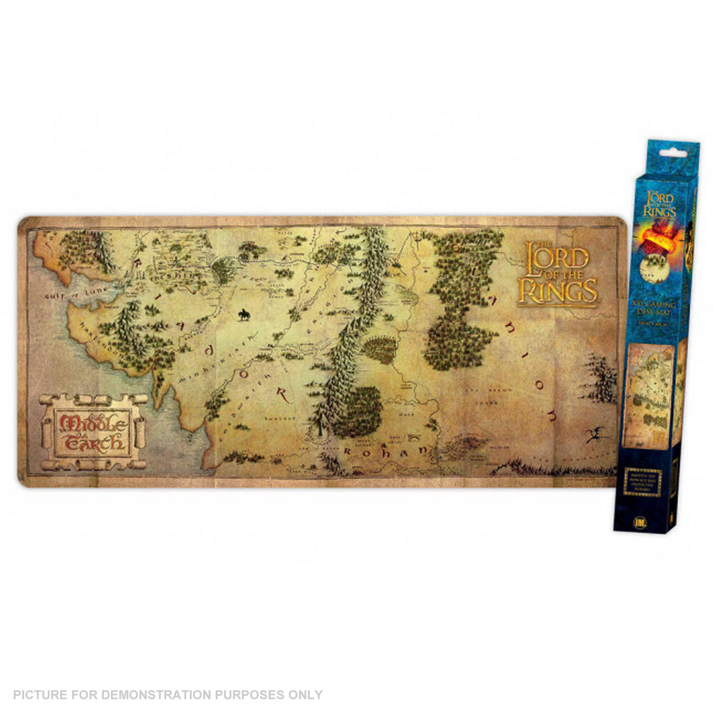 Impact Desk Gaming Mat - Lord of the Rings Map