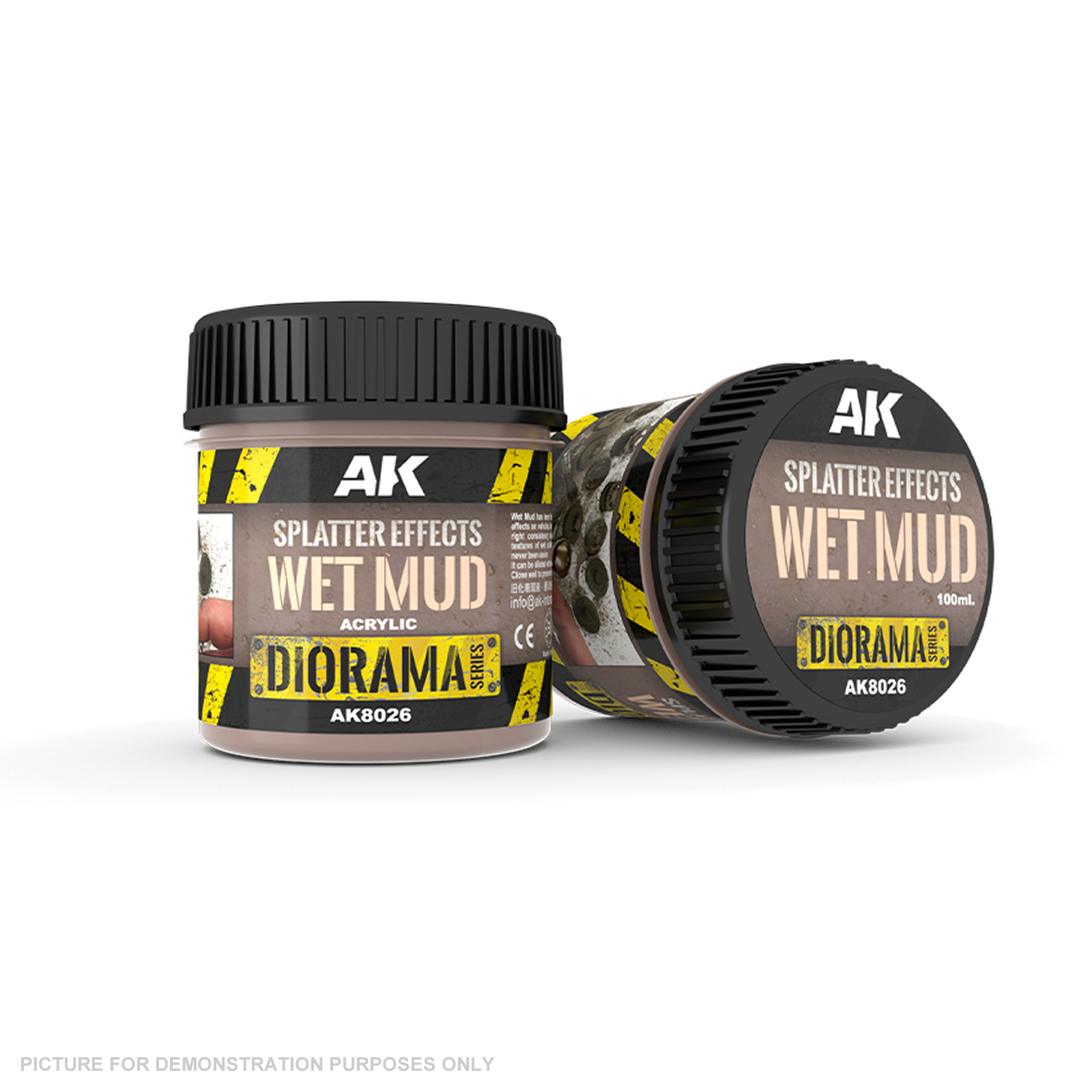 AK Interactive - Dioramas - Splatter Effects Wet Mud 100m