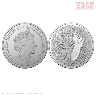 2021 20c CuNi Uncirculated Carded Coin - Footprints In Time