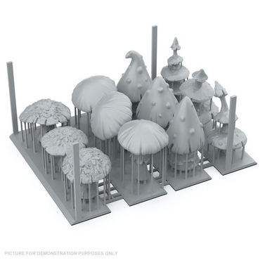 AK Interactive - Basing Bits - Gigant Mushrooms - 12 Pieces