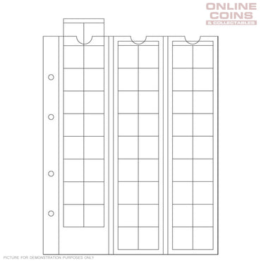 Lighthouse Classic Optima Coin Album With Slipcase & 10 Mixed Coin Pages - Blue