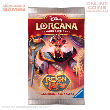 Lorcana - Series 8 DLC Reign of Jafar - SEALED Booster Box (24 Booster Packs)