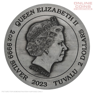 2023 Perth Mint The Phantom 2oz Silver Antiqued Coloured Coin