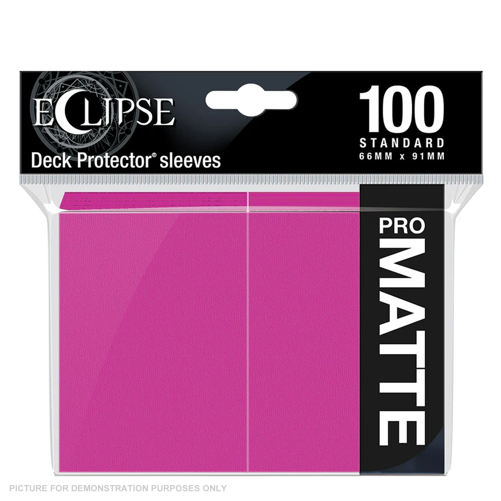 ULTRA PRO Eclipse Deck Protector Standard - 100ct Matte HOT PINK