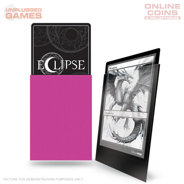 ULTRA PRO Eclipse Deck Protector Standard - 100ct Matte HOT PINK