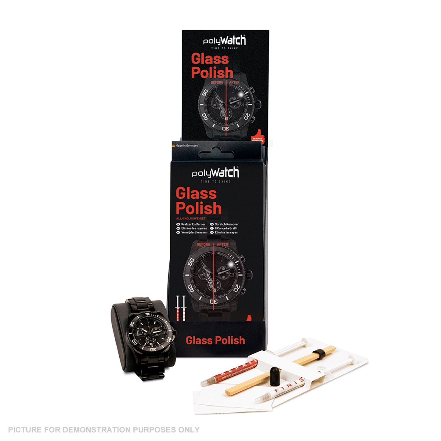 POLYWATCH - Glass Polish Kit - Up to 20 Applicationos