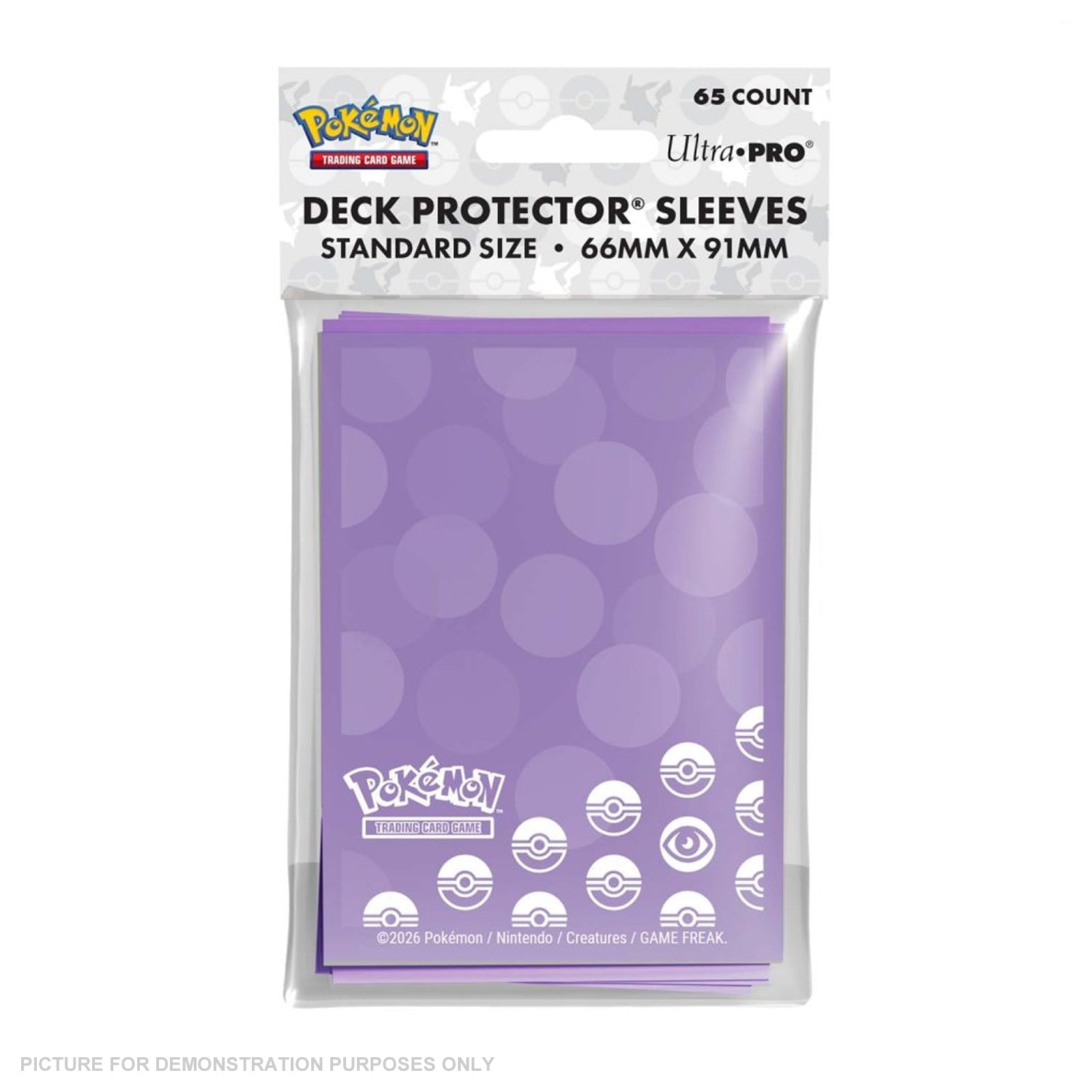 Ultra Pro Pokémon TCG - Energy 65ct Deck Protector Sleeves Psychic Type