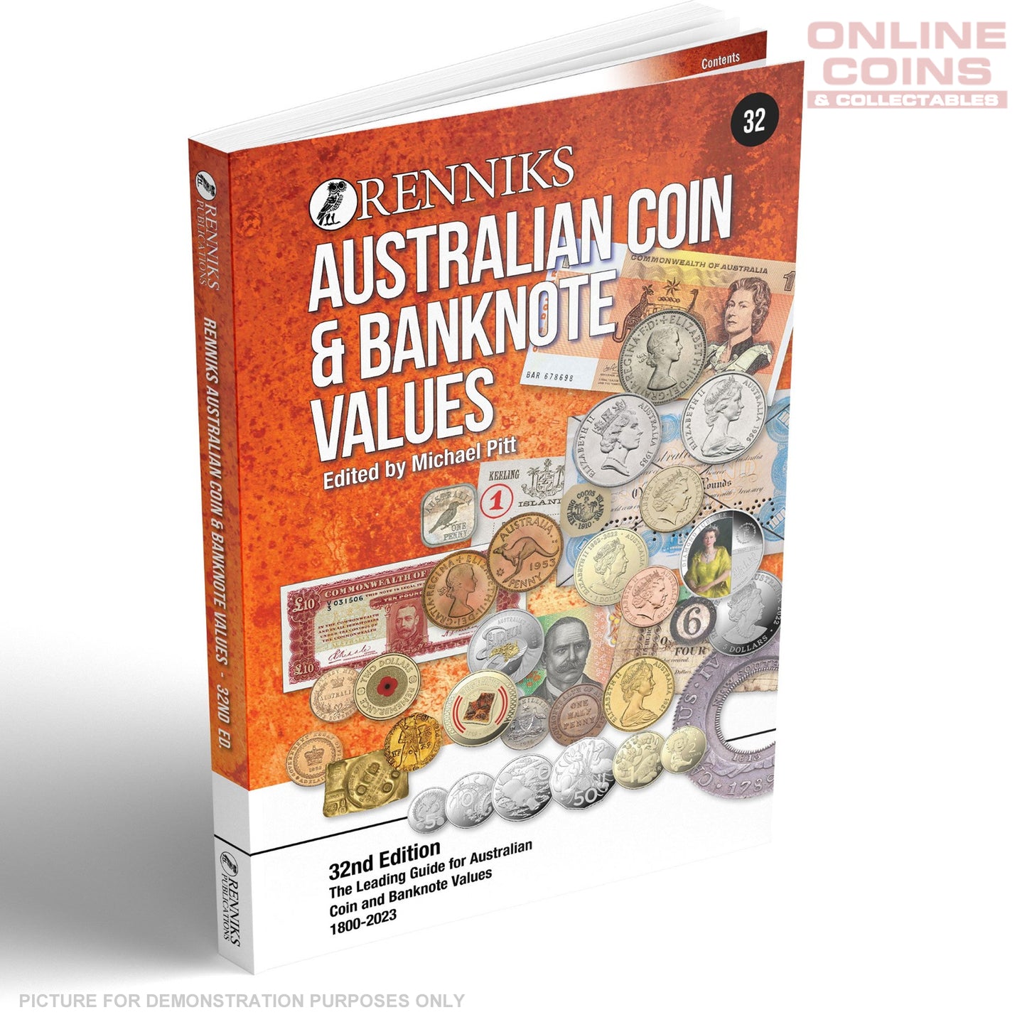 Renniks Australian Coin & Banknote Values 32nd Edition - Softcover