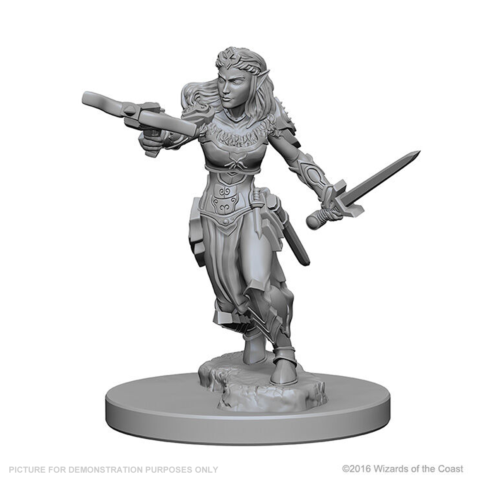 Dungeons & Dragons Nolzurs Marvelous Unpainted Miniatures - Elf Female Ranger