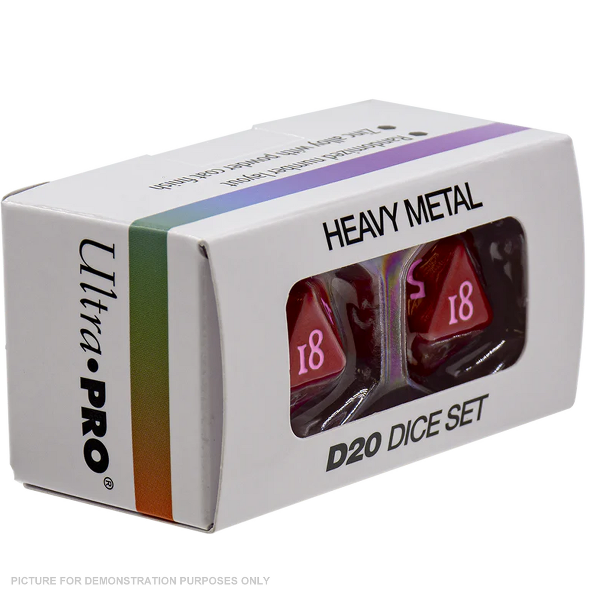 VIVID Heavy Metal D20 Dice - RED