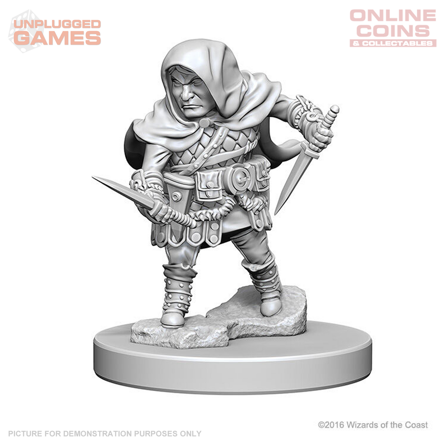 Dungeons and Dragons Nolzurs Marvelous Unpainted Miniatures Halfling Male Rogue