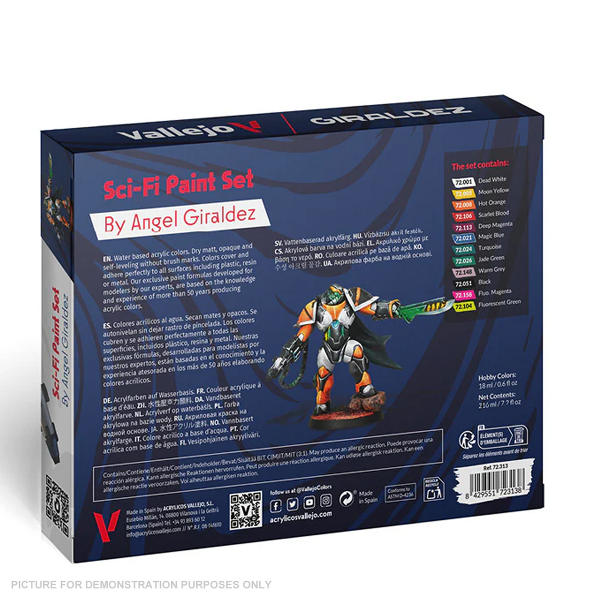 Vallejo - Game Colour - Sci-Fi Paint Set by Angel Giraldez