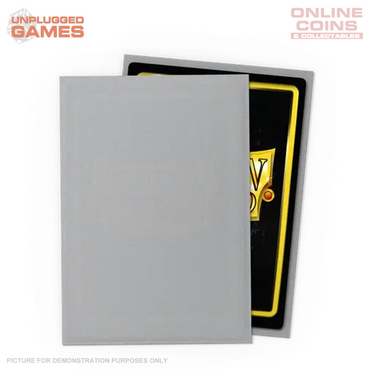 Dragon Shield 60 Japanese Size Card Sleeves - Matte Silver