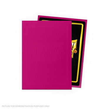 Dragon Shield 100 Standard Size Card Sleeves - Matte Magenta