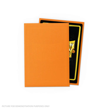 Dragon Shield 60 Japanese Size Card Sleeves - Matte Orange