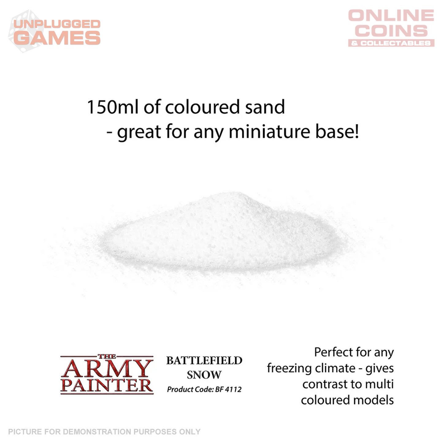 Army Painter - Basing - Battlefield SNOW