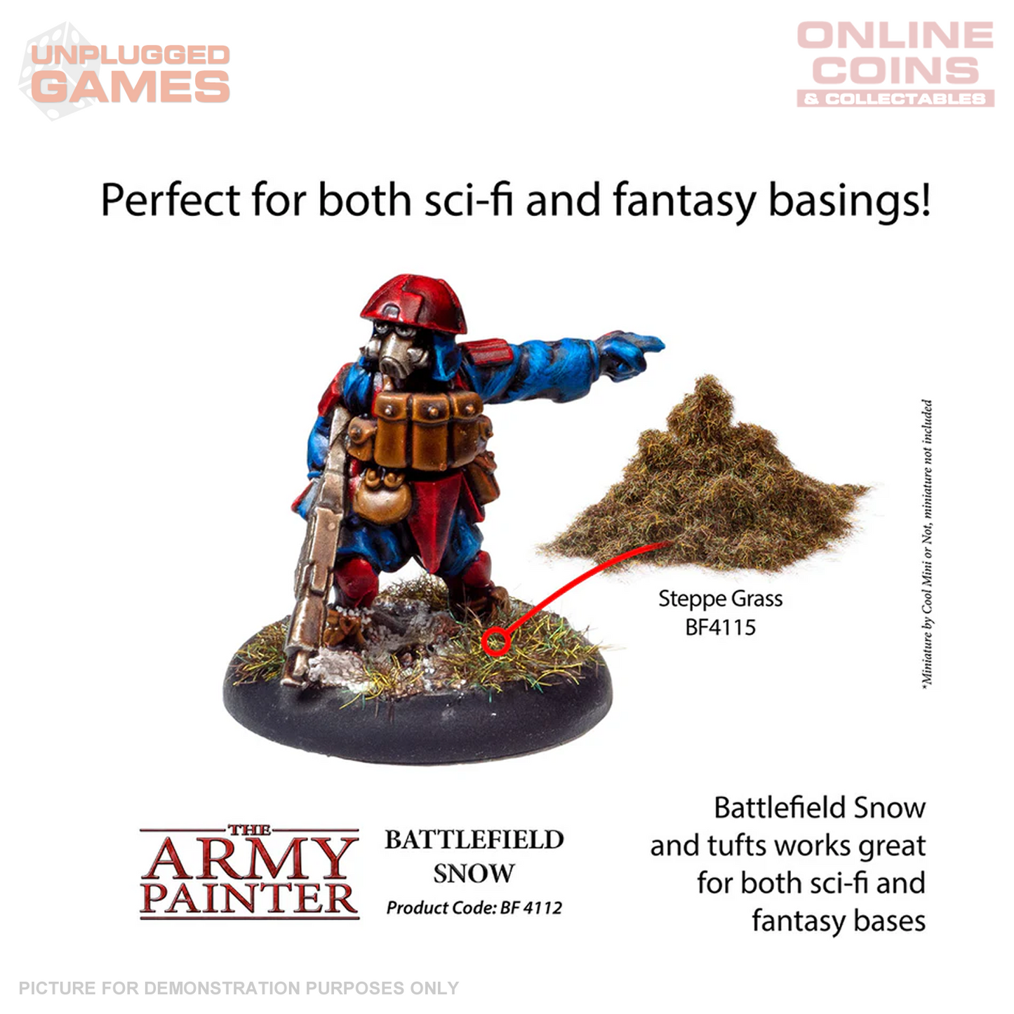 Army Painter - Basing - Battlefield SNOW