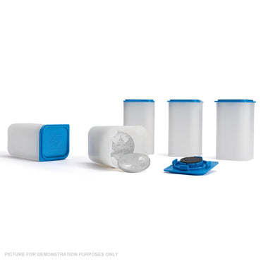 Lighthouse Stackable Square Sqube Coin Tube for 20 coins up to 38-39mm - Pack of 50
