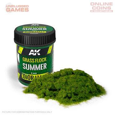 AK Interactive - Vegetation - Grass Flock 2mm Summer