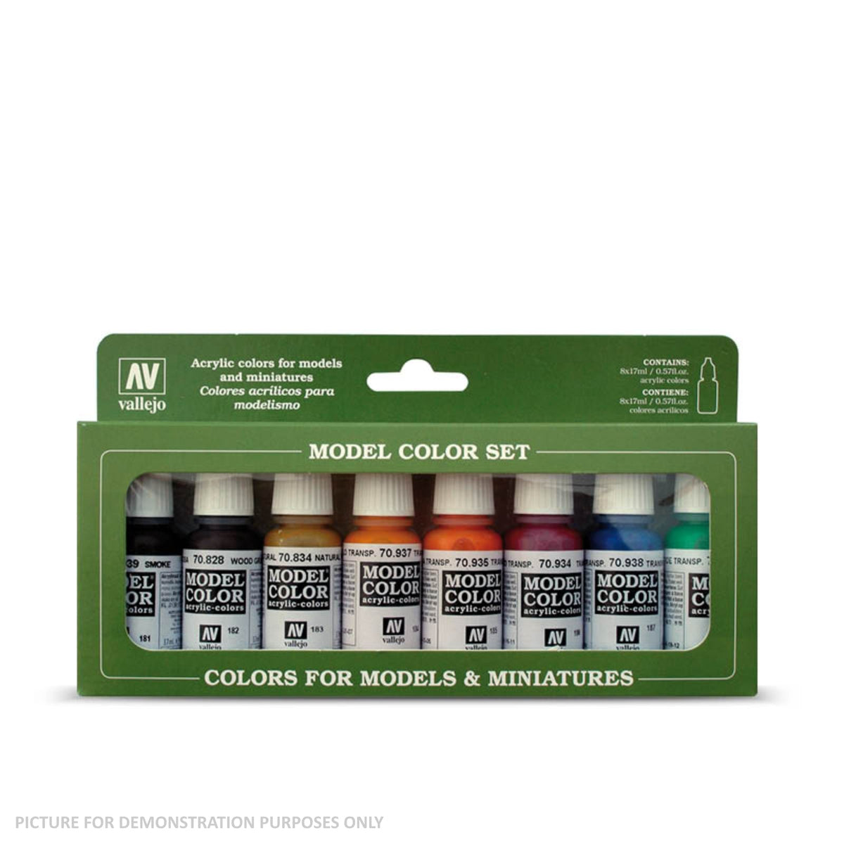 Vallejo Model Colour - Transparent Colours 8 Colour Set