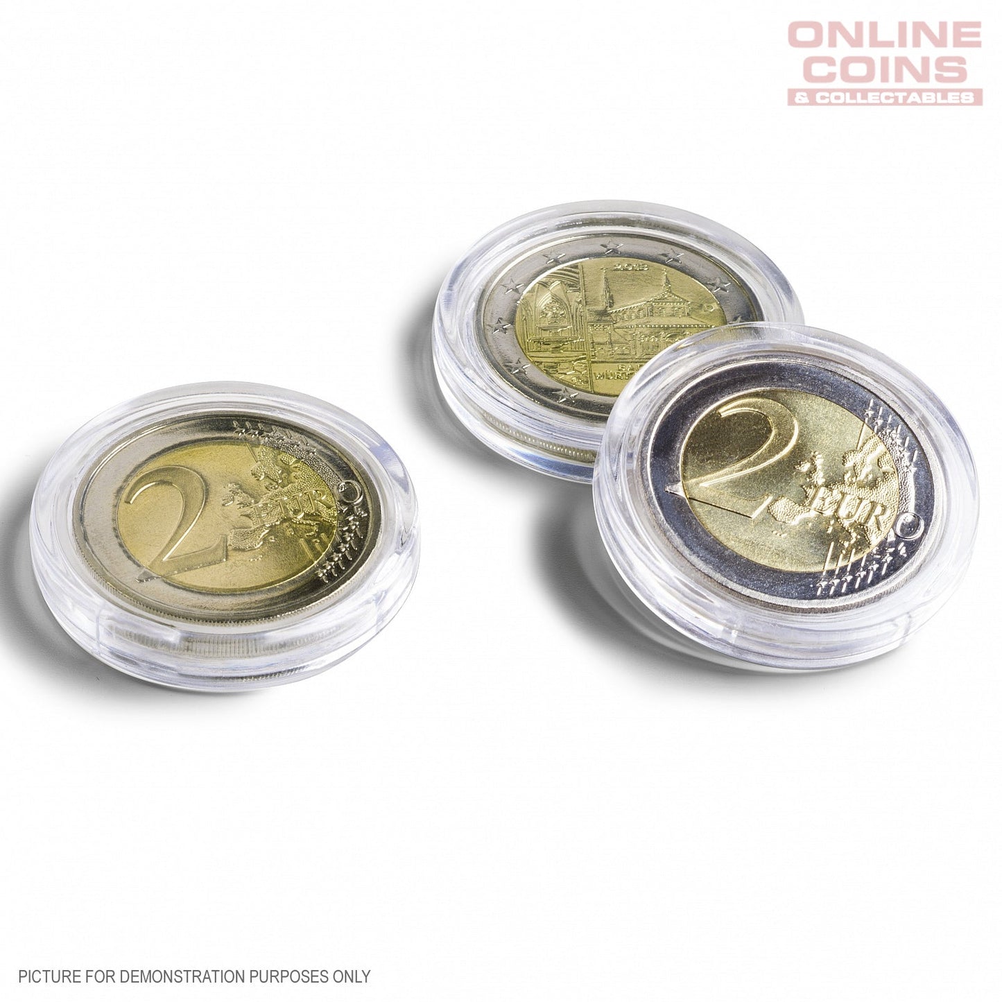 Lighthouse Ultra PERFECT FIT Coin Capsules - Designed for Australian $2 Coins - Packet of 10