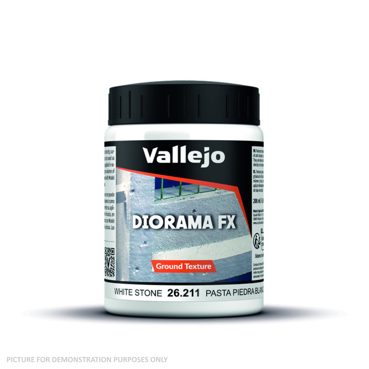 Vallejo Diorama Effects - 26.211 Ground Texture Acrylic White Stone 200ml