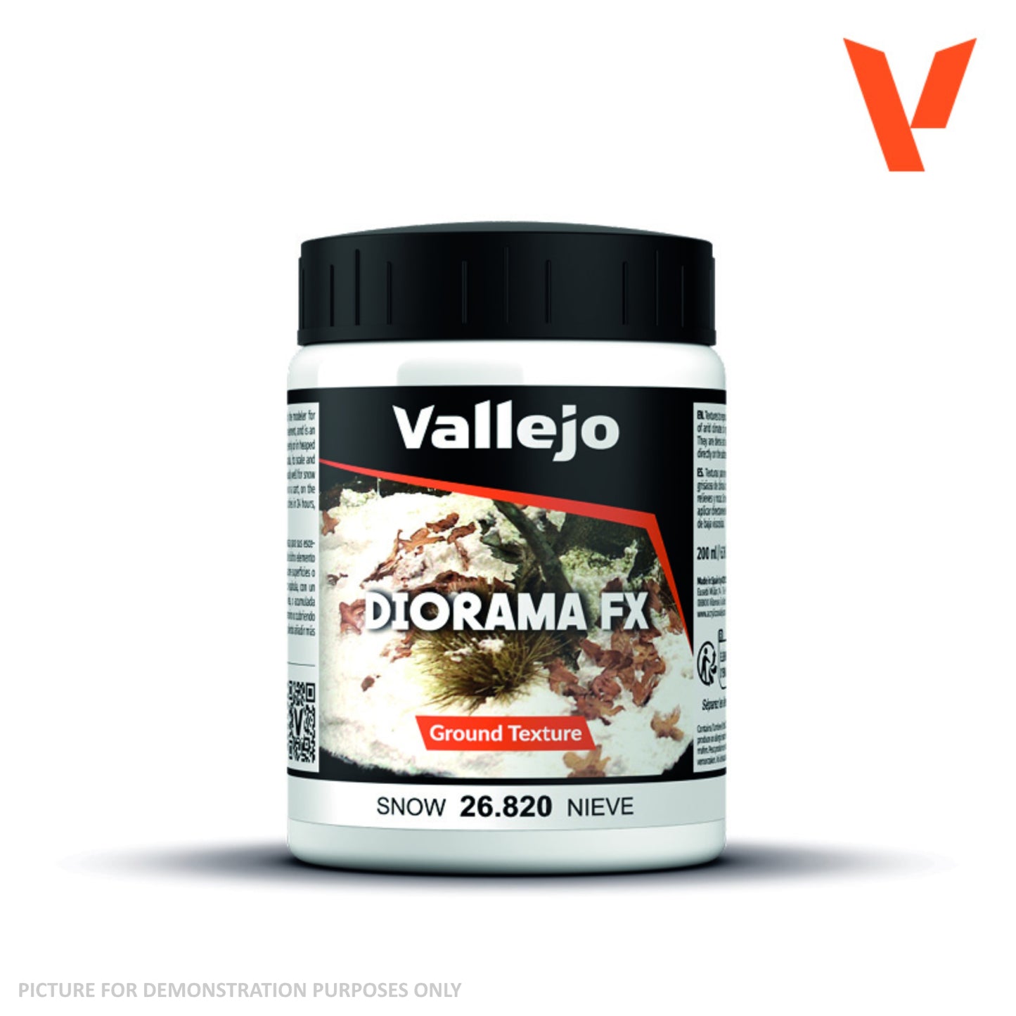 Vallejo Diorama Effects - 26.820 Ground Texture Acrylic Snow 200ml
