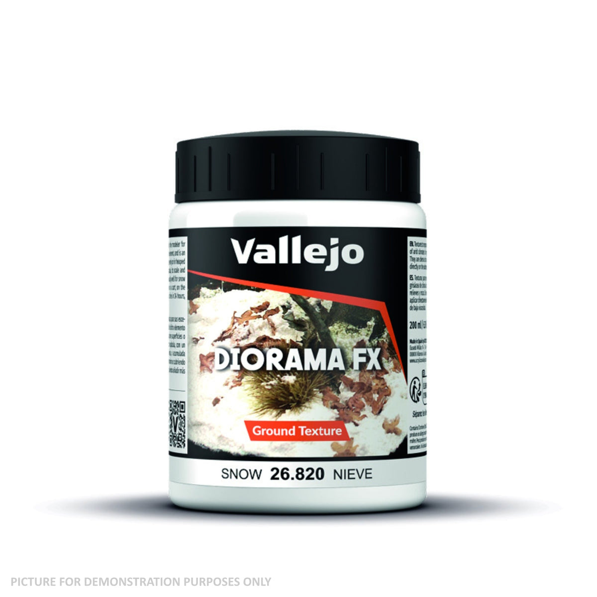 Vallejo Diorama Effects - 26.820 Ground Texture Acrylic Snow 200ml