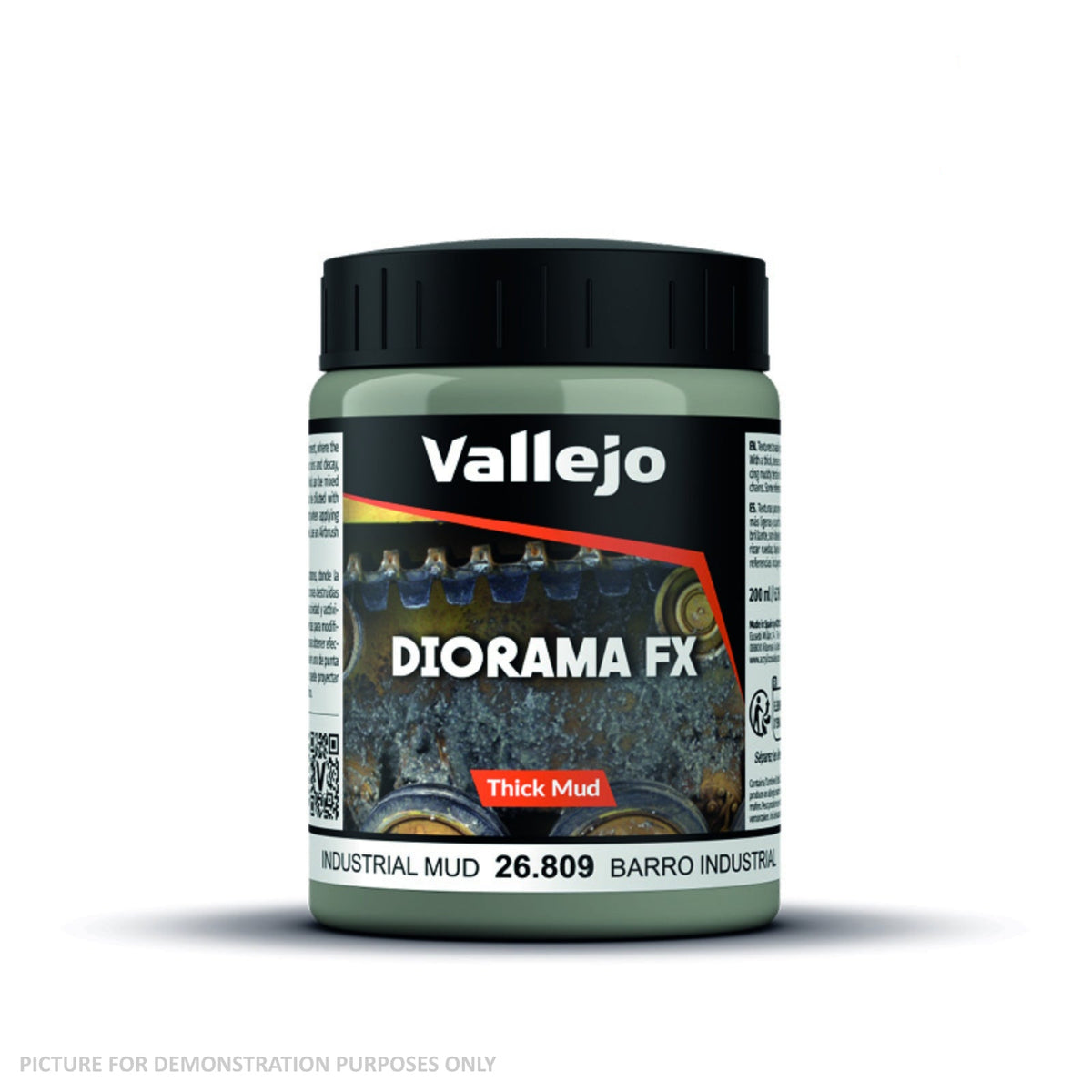 Vallejo Diorama Effects - 26.809 Thick Mud Acrylic Industrial Mud 200ml