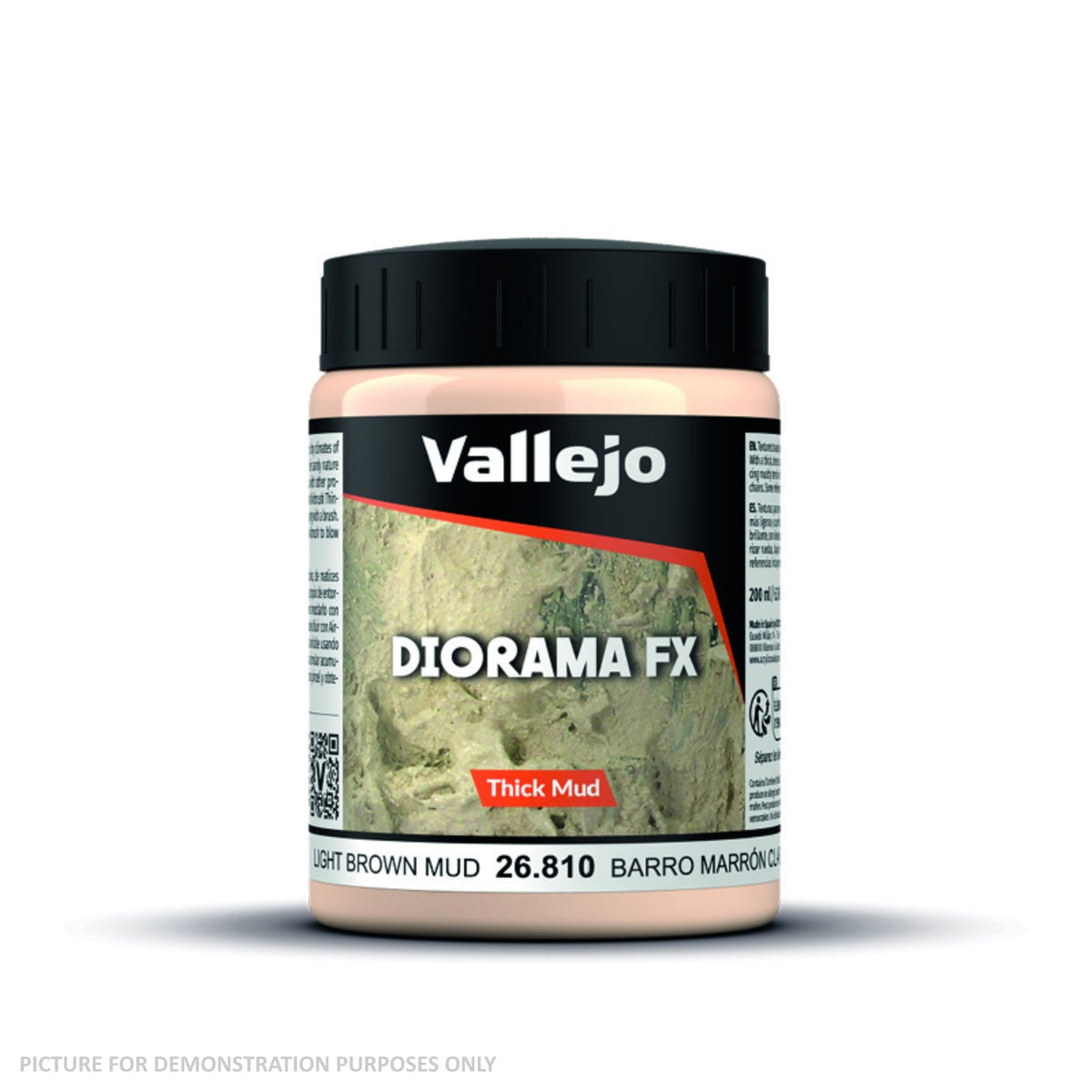 Vallejo Diorama Effects - 26.810 Thick Mud Acrylic Light Brown Mud 200ml