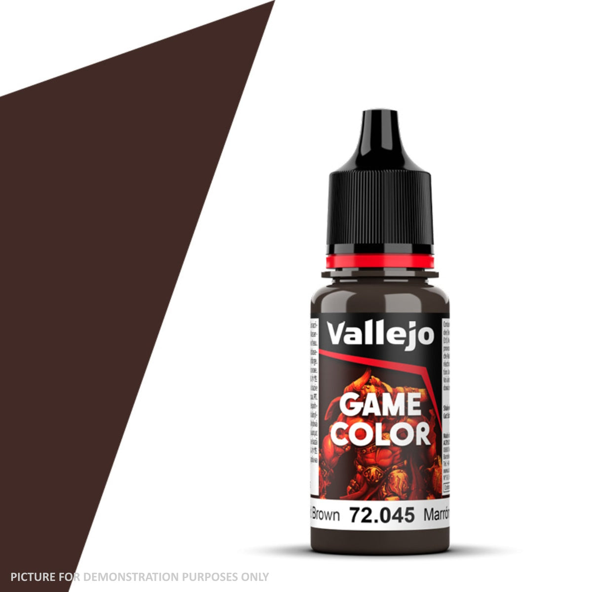Vallejo Game Colour - 72.045 Charred Brown 18ml