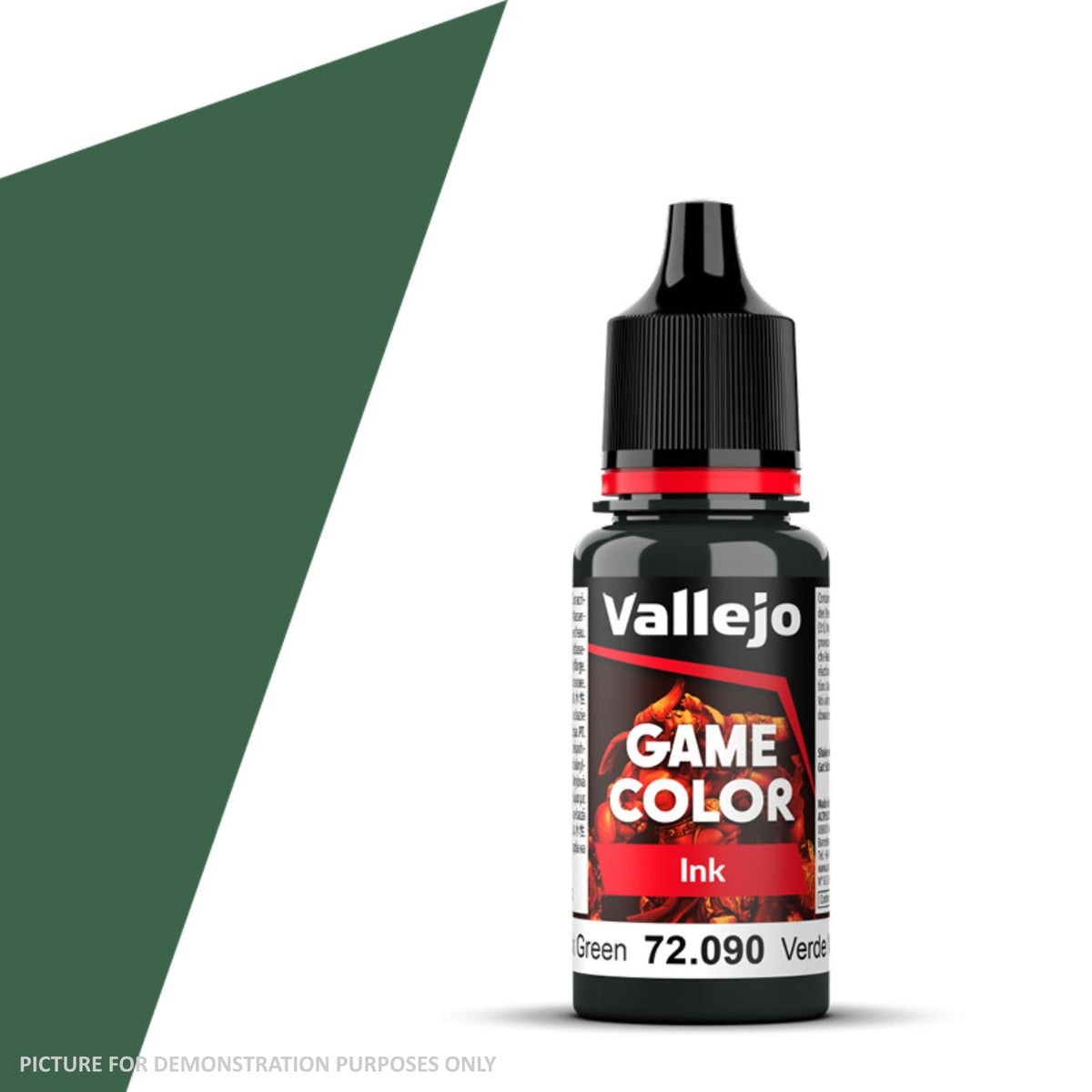 Vallejo Game Colour Ink - 72.090 Black Green 18ml