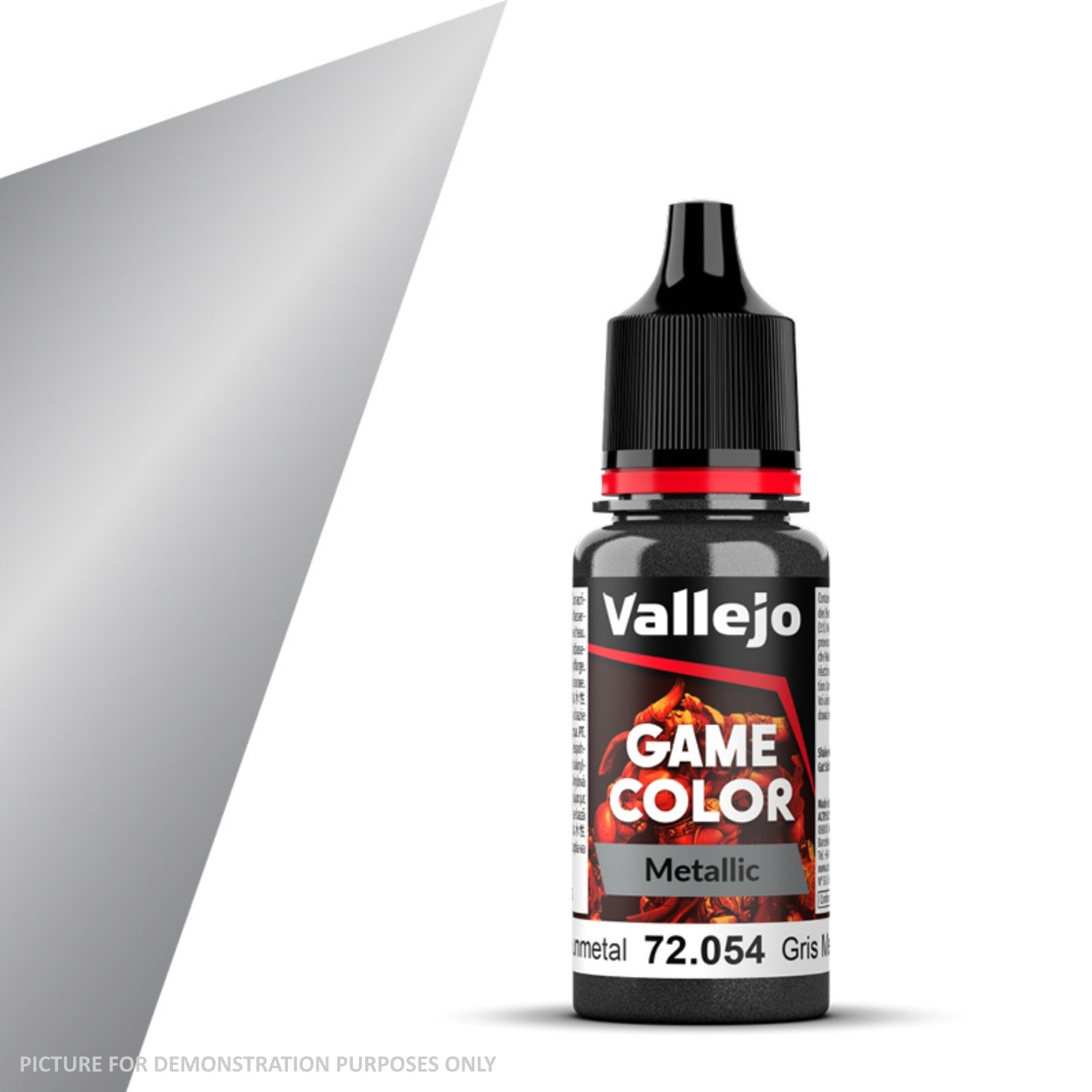 Vallejo Game Colour - 72.054 Gunmetal 18ml