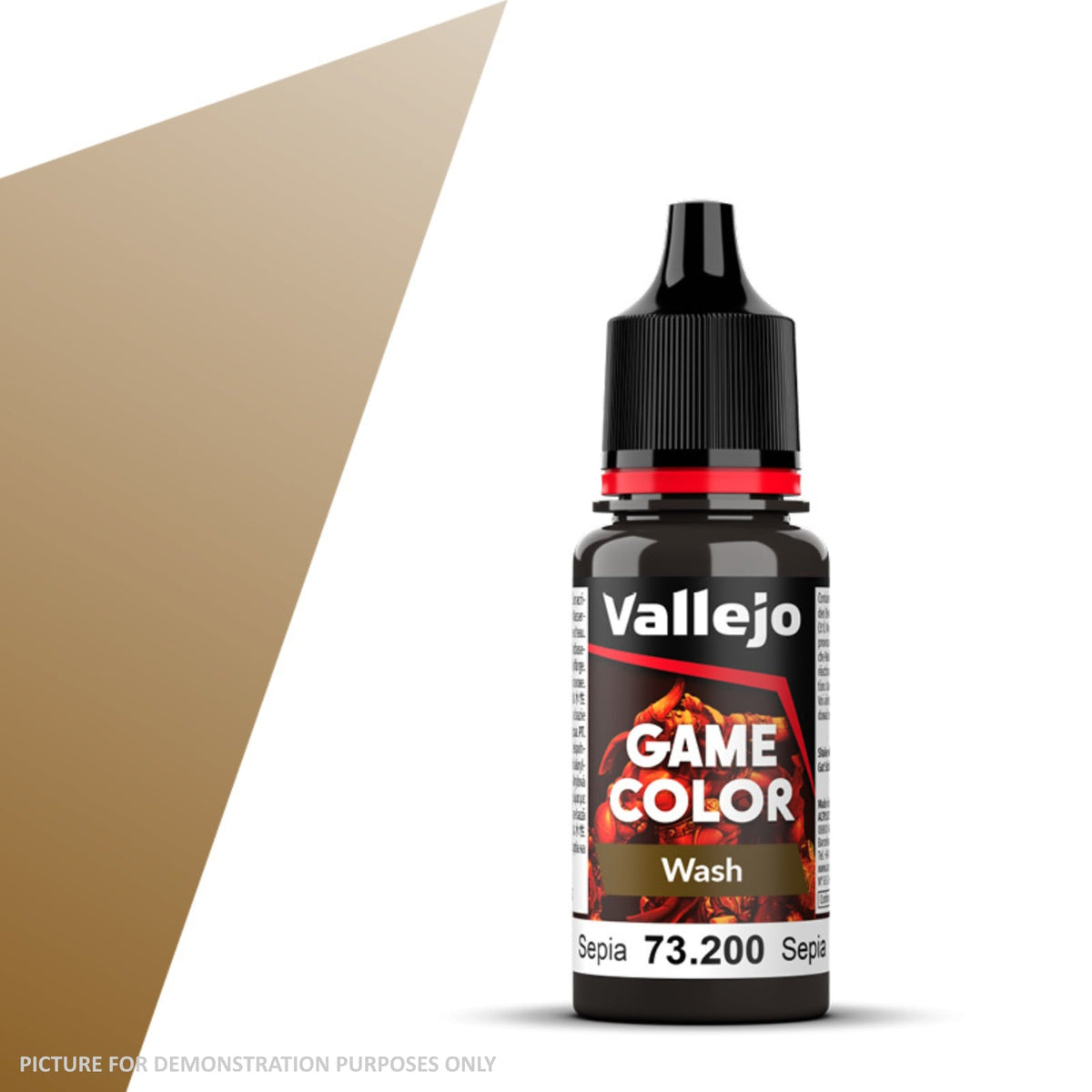 Vallejo Game Colour Wash - 73.200 Sepia 18ml