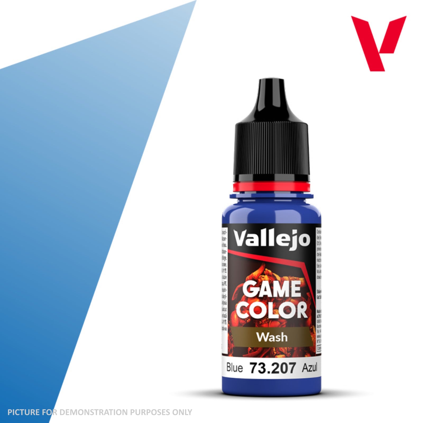 Vallejo Game Colour Wash - 73.207 Blue 18ml