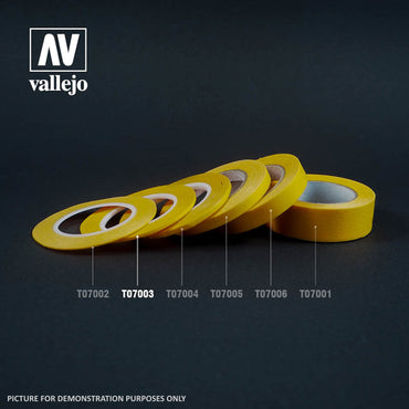 Vallejo Hobby Tools - Precision Masking Tape 2mmx18m - Twin Pack