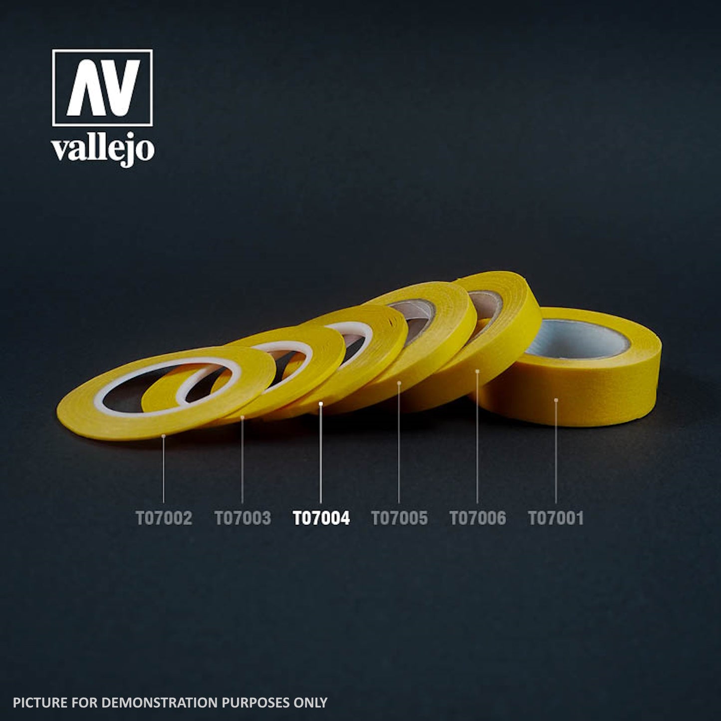 Vallejo Hobby Tools - Precision Masking Tape 3mmx18m - Twin Pack