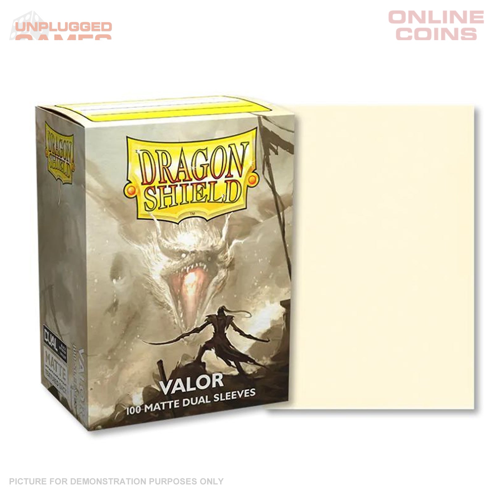 Dragon Shield 100 Standard Dual Matte Sleeve - Valor