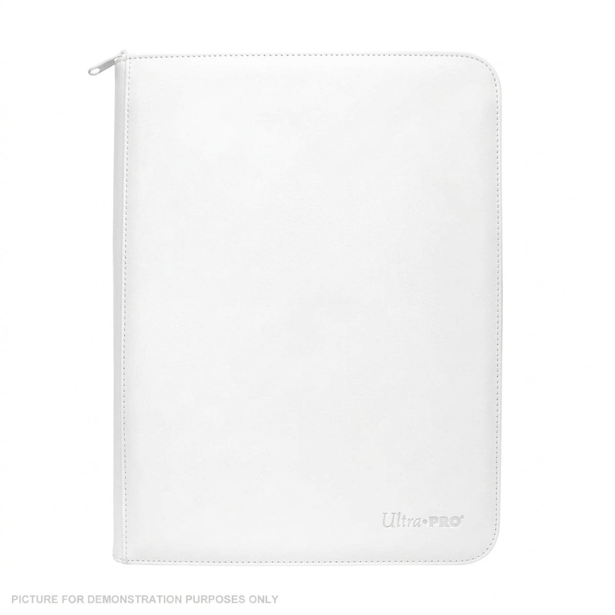 Ultra Pro VIVID 9-Pocket Zippered PRO Binder - WHITE