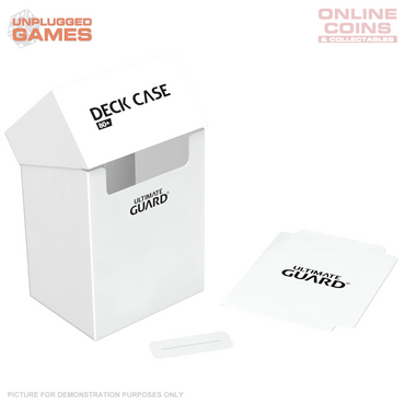 Ultimate Guard 80+ WHITE Standard Deck Box