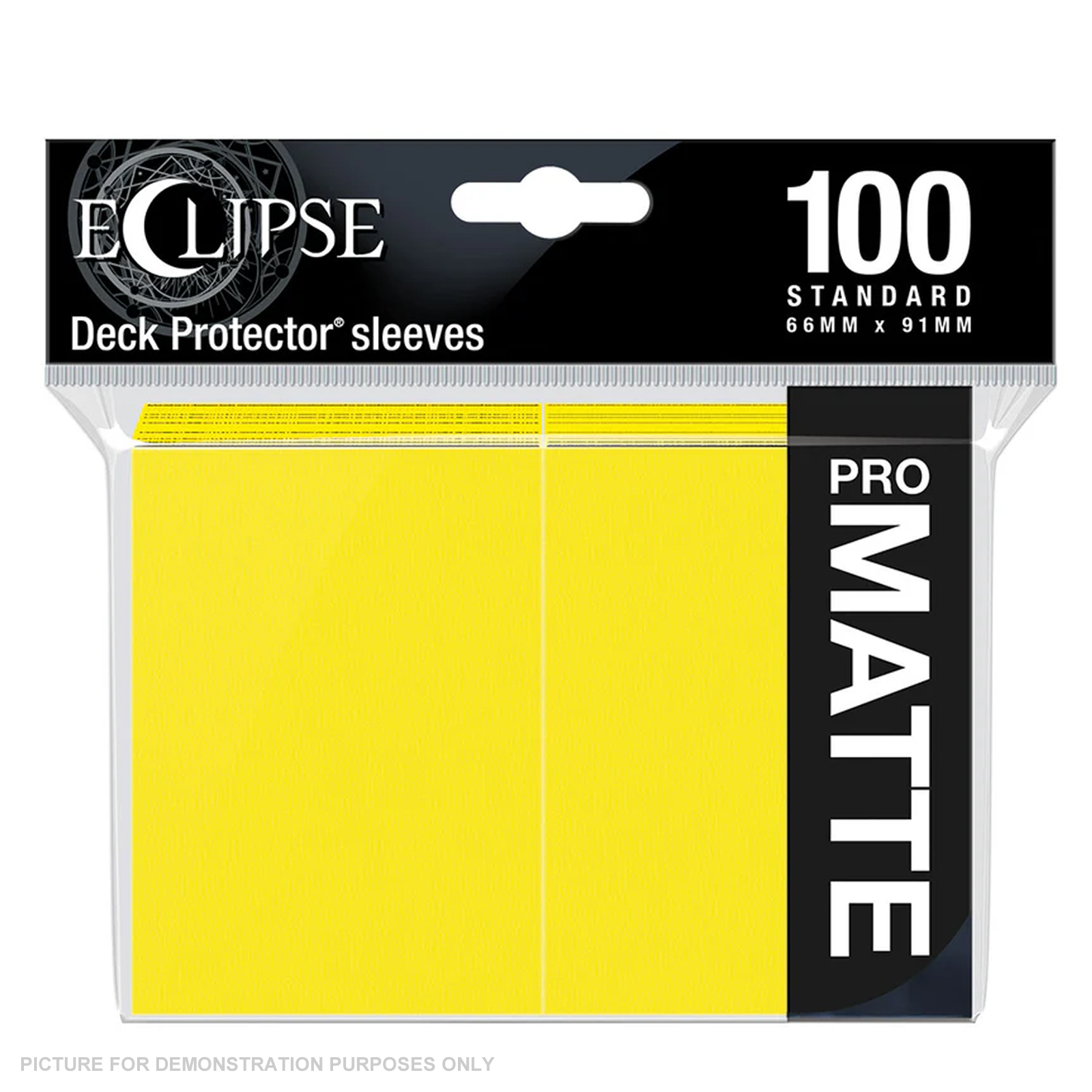 ULTRA PRO Eclipse Deck Protector Standard - 100ct Matte Lemon Yellow