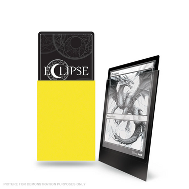 ULTRA PRO Eclipse Deck Protector Standard - 100ct Matte Lemon Yellow