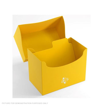 Gamegenic Side Holder Holds 80 Sleeves Deck Box Yellow