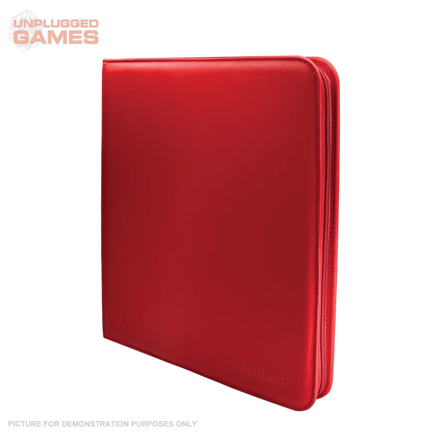 Ultra Pro Vivid 12 Pocket Zippered PRO Binder - Red