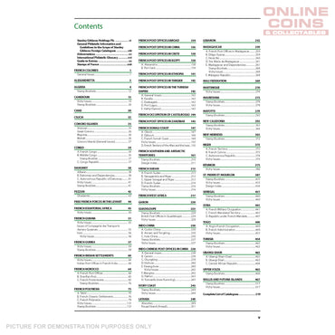 2016 Stanley Gibbons Stamp Catalogue French Colonies 1st Edition Soft Cover Book