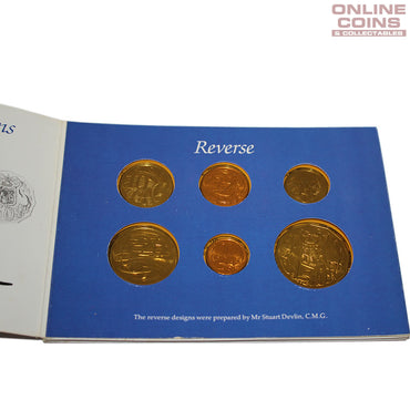 1984 Six Coin Uncirculated Year Set - Yellow Plastic