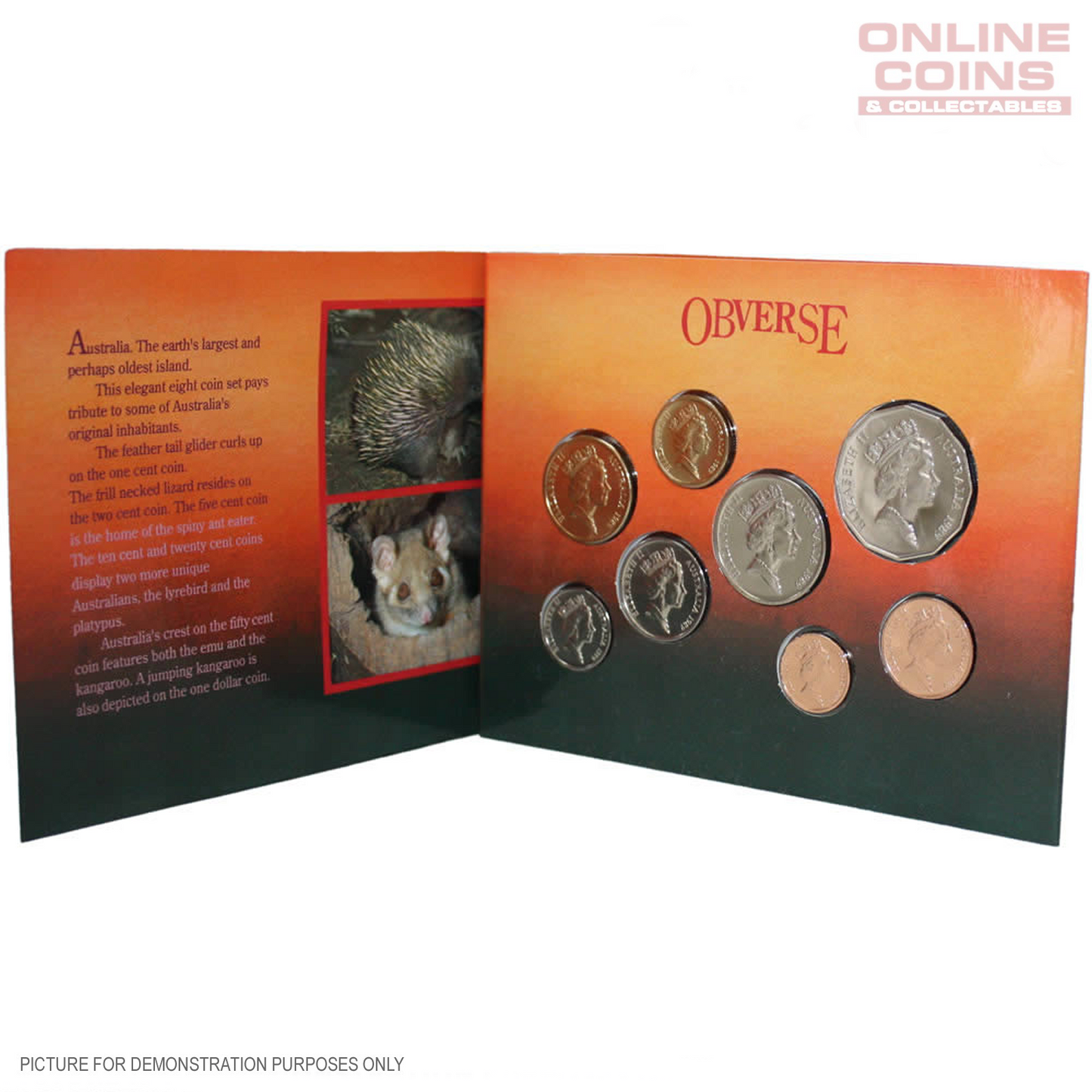 1989 Eight Coin Uncirculated Year Set - Rarer Coins