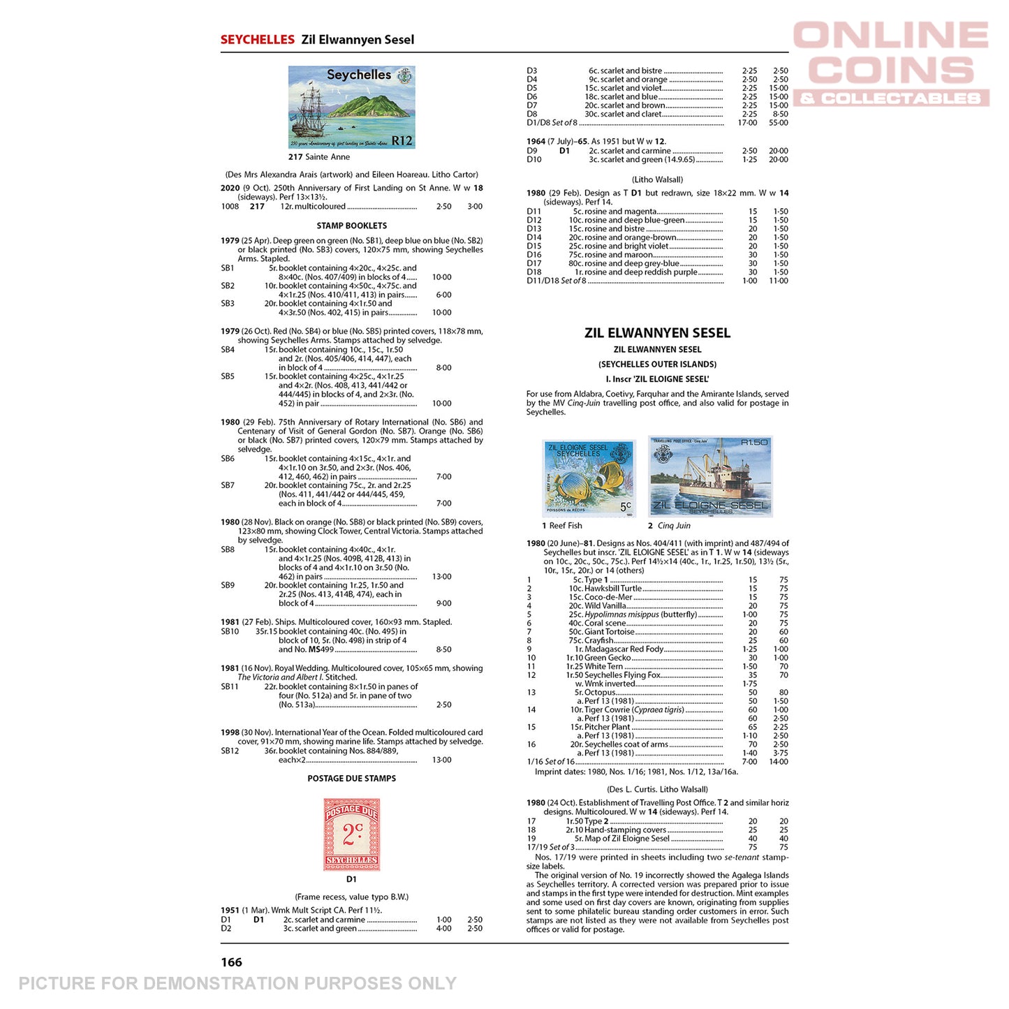 Stanley Gibbons Indian Ocean Stamp Catalogue 4th Edition Soft Cover Book