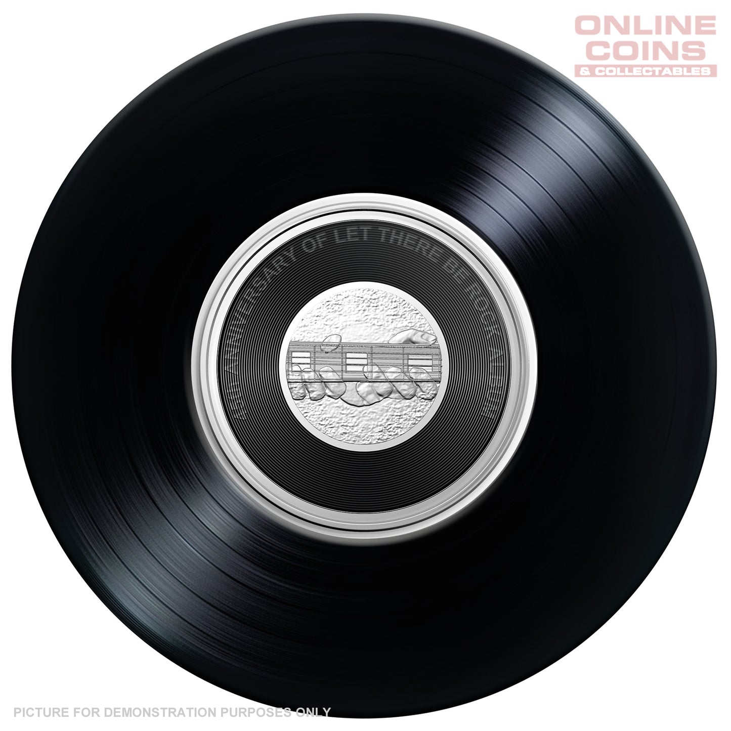 2022 20c CuNi Coloured Uncirculated Carded Coin - AC/DC 45th anniversary - Let There Be Rock